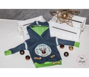 Stickserie - Herz Kranz Weihnachten